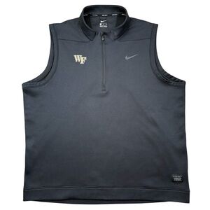 Nike Golf Wake Forest TEAM ISSUED Demon Deacons Men’s 1/4 Zip Vest Jacket 2XL